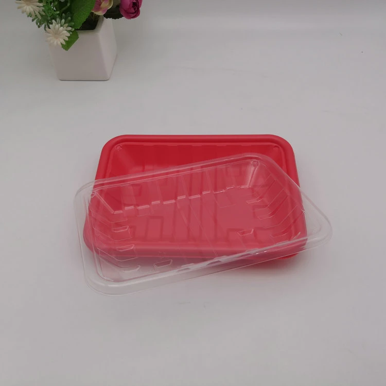 High Quality Disposable Frozen Food Pet PLA Plastic Packing Trays for Meat