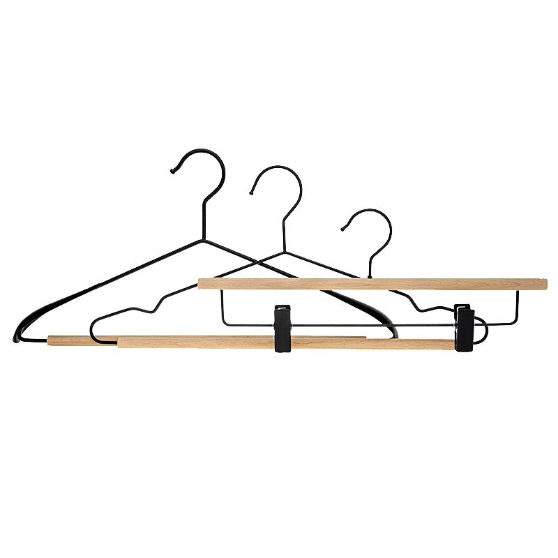 Wooden Wood Metal Cothes Garment Shirt Coat Pant Laundry Clothing Cloth Apparel Plastic Hanger